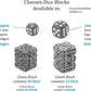 Chessex Vortex Bright Green with Black Numbers 12 mm Dice Block (36 dice)