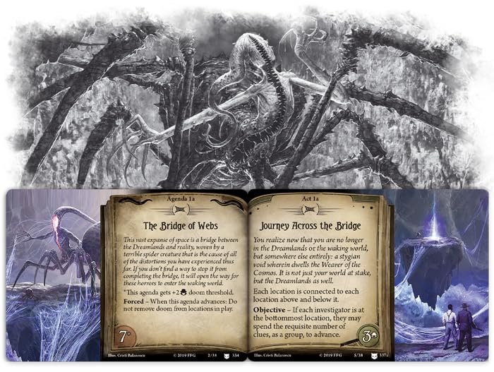 Arkham Horror The Card Game Point of No Return Mythos Pack - Descend into The Dreaded Underworld! Cooperative Living Card Game, Ages 14+, 1-4 Players