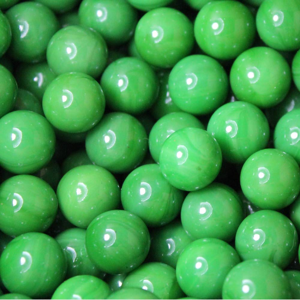 MegaFun USA Mega Marbles Replacement Game (30 Piece), Green, 14mm