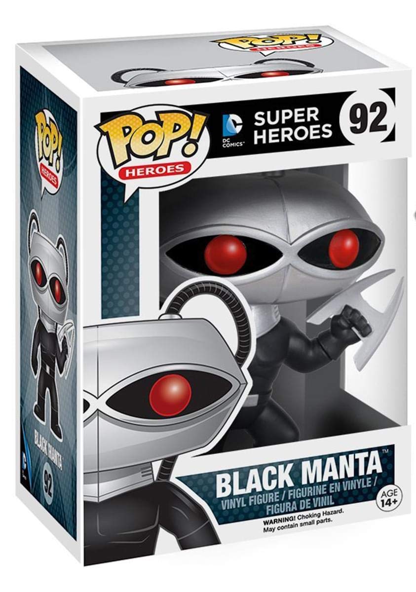 Funko POP Heroes: Black Manta Action Figure
