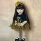 GUESSBELLY Lifelike 55 CM Full Soft Vinyl Body Reborn Baby Realistic Girl Doll 22 Inch Princess Toddler Art Bebe Birthday Gifts for Child