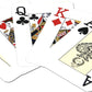 DA VINCI Palermo, Italian 100% Plastic Playing Cards, 2 Deck Set with Hard Shell Case and 2 Cut Cards (Poker Size Jumbo Index)