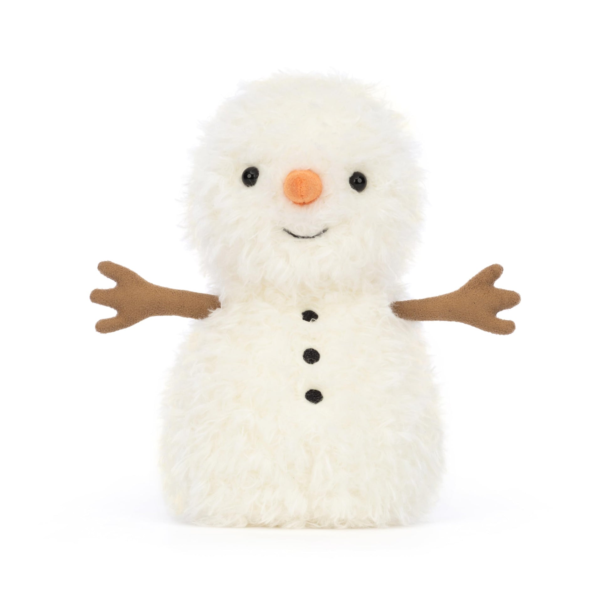Jellycat Little Snowman Stuffed Toy, 7 inches - Snowman Plush - Classic Children's Toy Décor