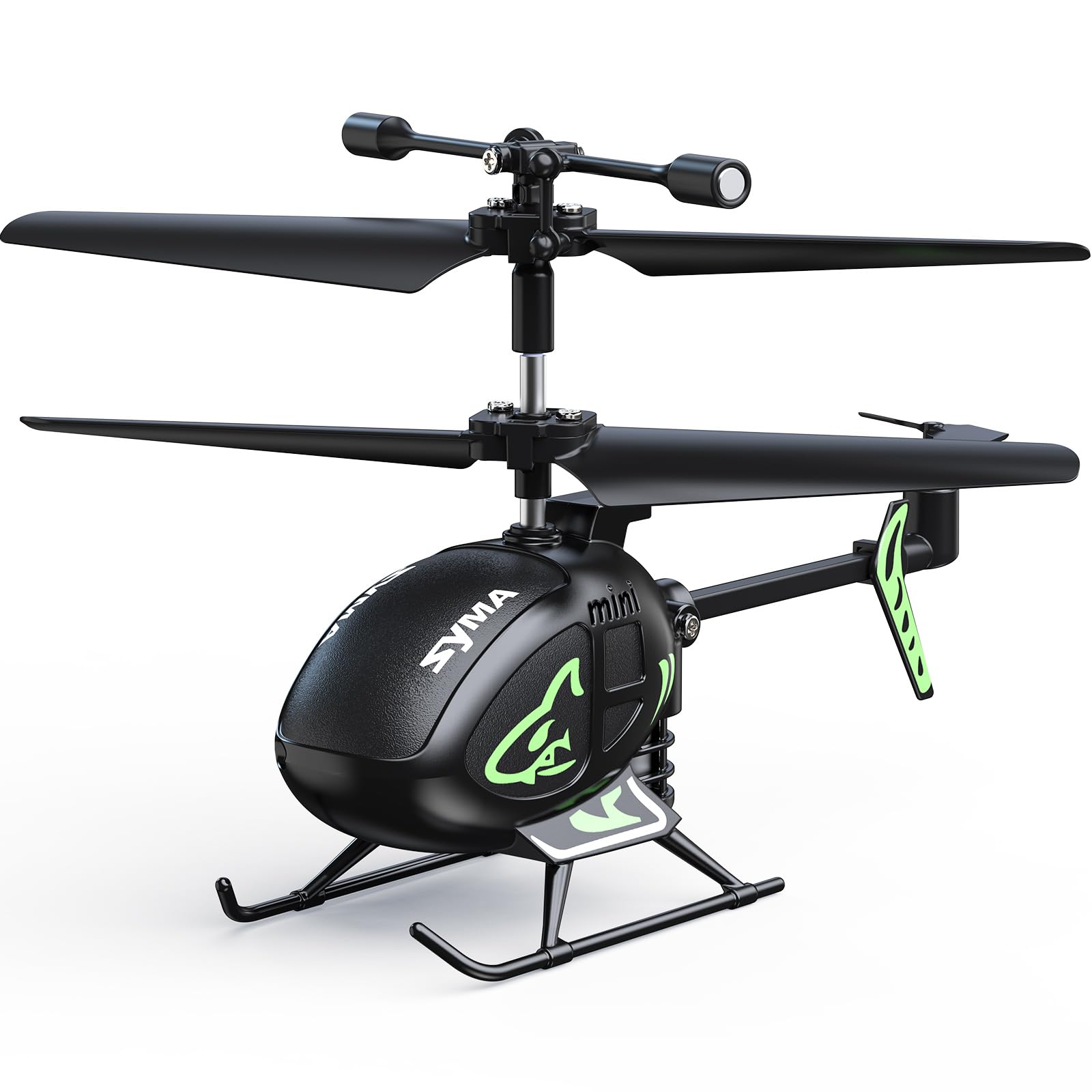 SYMA S100 Mini RC Helicopter for Kids, Indoor Flying, Altitude Hold, Black