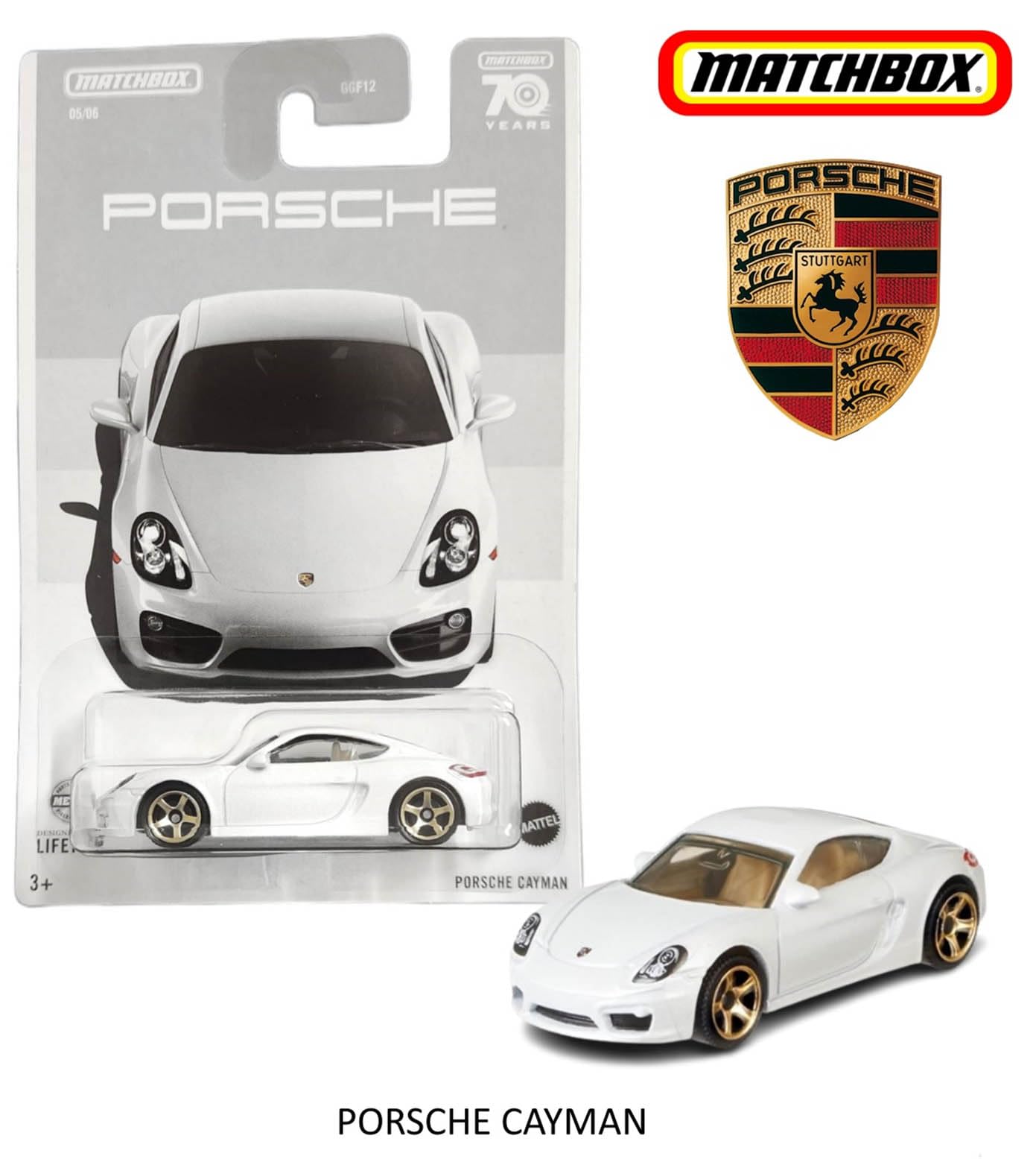 Matchbox Porsche Cayman, White