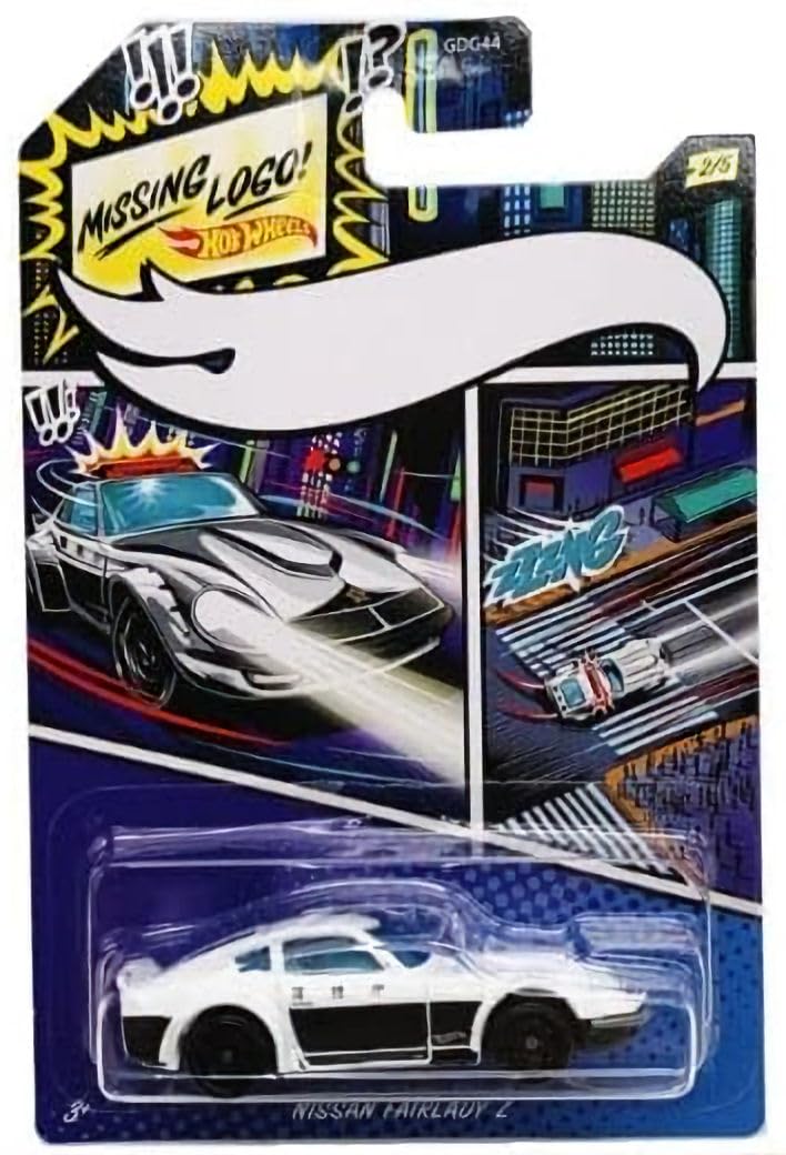 Hot Wheels Police Pursuit Comic Missing Logo Art Variant - Complete 5?Pack Bundle (2020 Edition) | Collectible 1:64 Die?Cast Police Cars
