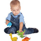 Kiddieland Dinosaur Safari Truck - Toy Vehicle with 5 Roaring Dino Figures