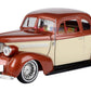 Motormax 1939 Chevrolet Coupe Lowrider 1:24 Diecast Model Brown/Cream Get Low Series 79028 by All Star Toys
