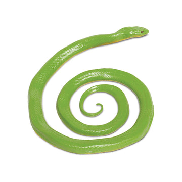 Safari Ltd. Rough Green Snake Figurine - Detailed 36" Plastic Model Figure - Fun Educational Play Toy for Boys, Girls & Kids Ages 3+