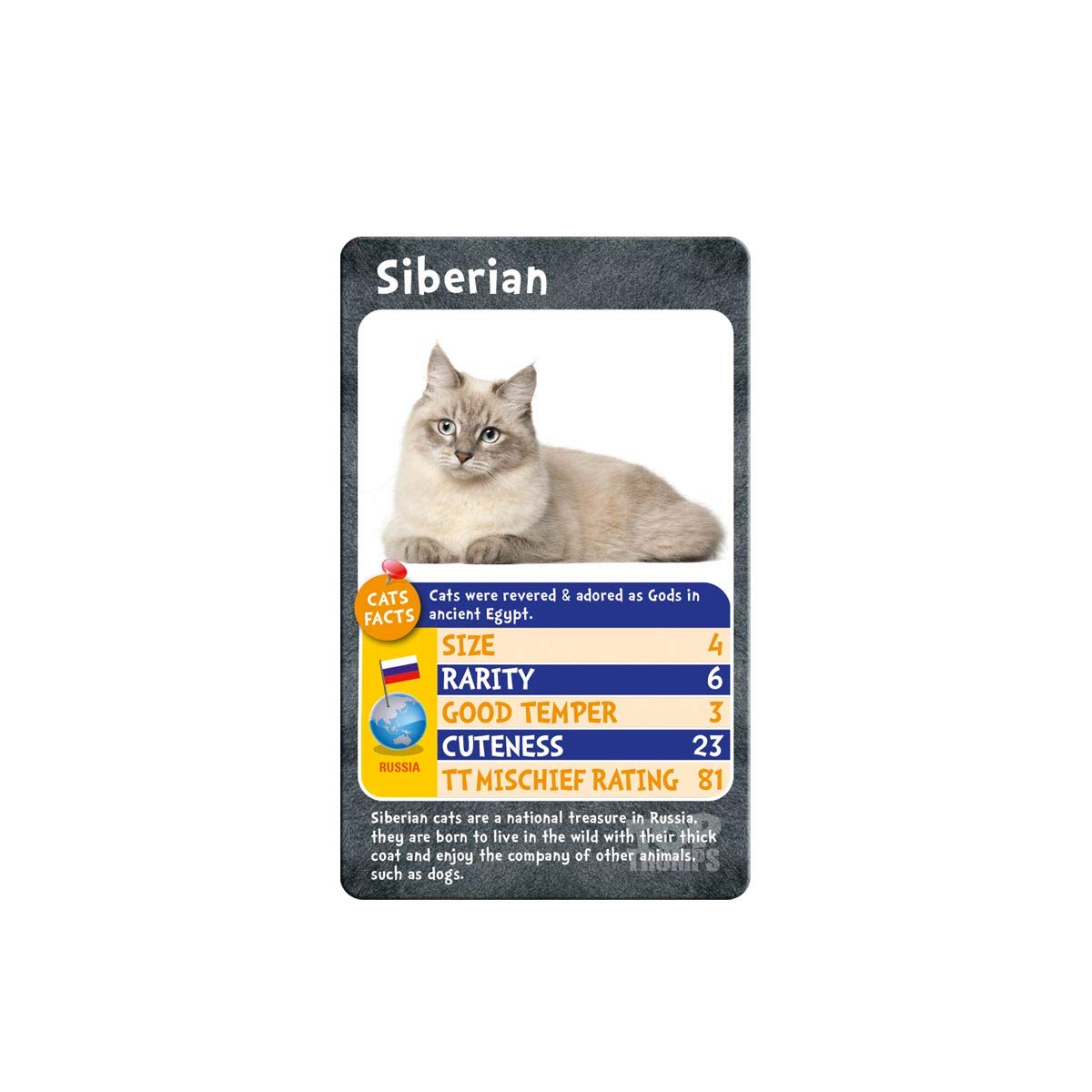 Top Trumps Card Game Cats - Family Games for Kids and Adults - Learning Games - Kids Card Games for 2 Players and More - Kid War Games - Card Wars