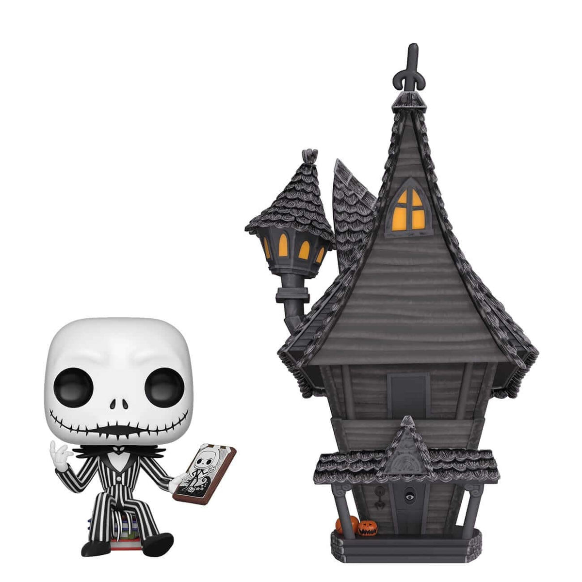 Funko 42599 POP. Vinyl: Town: Nightmare Before Christmas Jack's House W Collectible Figure, Multicolour, us one-Size