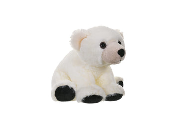 Wild Republic Cuddlekins Mini Polar Bear Stuffed Animal - 8"