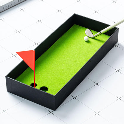 Baiyigs Golf Pen Desktop Games Set - Mini Funny Gifts for Golfers, Coworkers, Boss, for Dad from Wife Daughter Son, Office Desk Putting Practice Toy