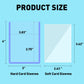 200 55pt Card Sleeves Hard Plastic (100 Hard Sleeves+100 Soft Sleeves)