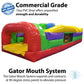 TentandTable 30FT Commercial 7-Element Inflatable Obstacle Course, Rainbow