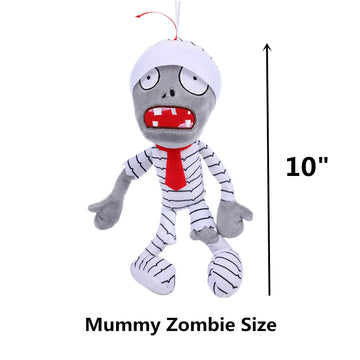 12" 1 PCS PVZ Plant and Zombies Plush Toys PVZ Figures 1 2 Stuffed Soft Doll Mummy Zombies Great Gifts for Boys and Girls New