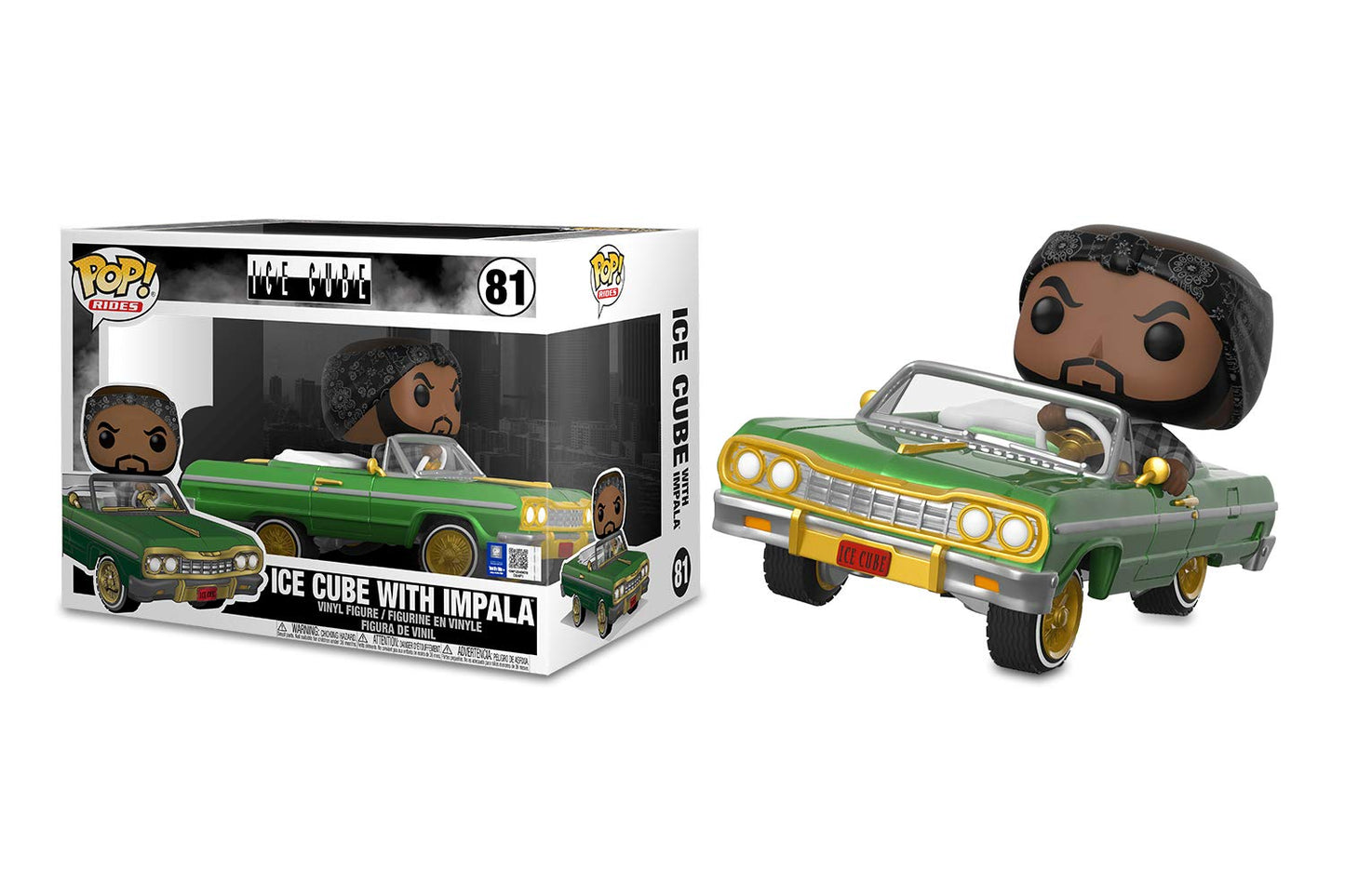 Funko Pop! Rides: Ice Cube in Impala, Multicolor