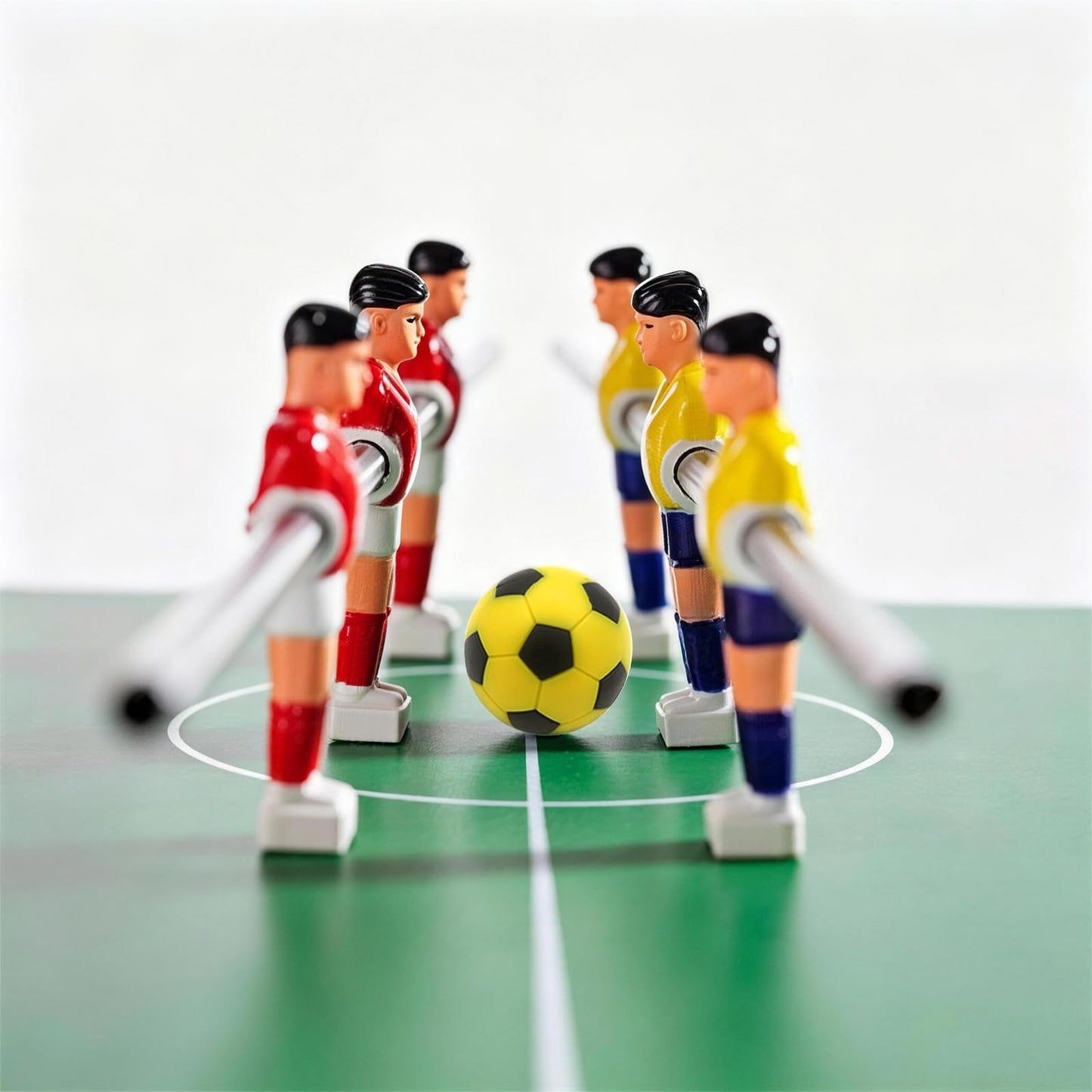 OuMuaMua 9pcs Foosball Table Balls 1.42 Inch Table Soccer Balls for Foosball Tabletop Game Accessory Replacements Multicolor World Cup
