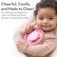 Bella Tunno Happy Teether for Girls - Soft & Easy Grip Teething Ring Perfect for Babies and Teething Toys to Help Soothe Gums, Non-Toxic, Little Sis
