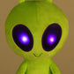 Aurora® Interstellar Galactic Cuties™ Twitch Light Up Alien Stuffed Animal - Cosmic Companions - Illuminating Fun - Green 8 Inches