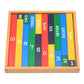 Mfumyy Montessori Math Materials for Preschool, Wood Small Numerical Rods,Educational Counting Toy,Math Blocks,Addition and Subtraction Games