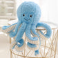 JOSON Cute Octopus Plush Toys, Soft Octopus Stuffed Animals, Girls and Boys Adult Birthday (16 Inch, Blue)