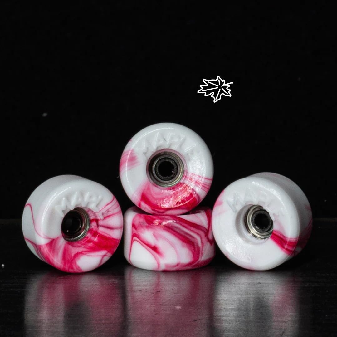 Maple Bowl Fingerboard Wheels White