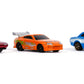 Jada Toys Fast & Furious 1.65" Nano 3-Pack Die-cast Cars, Toys for Kids and Adults, Multi (JAN31124)
