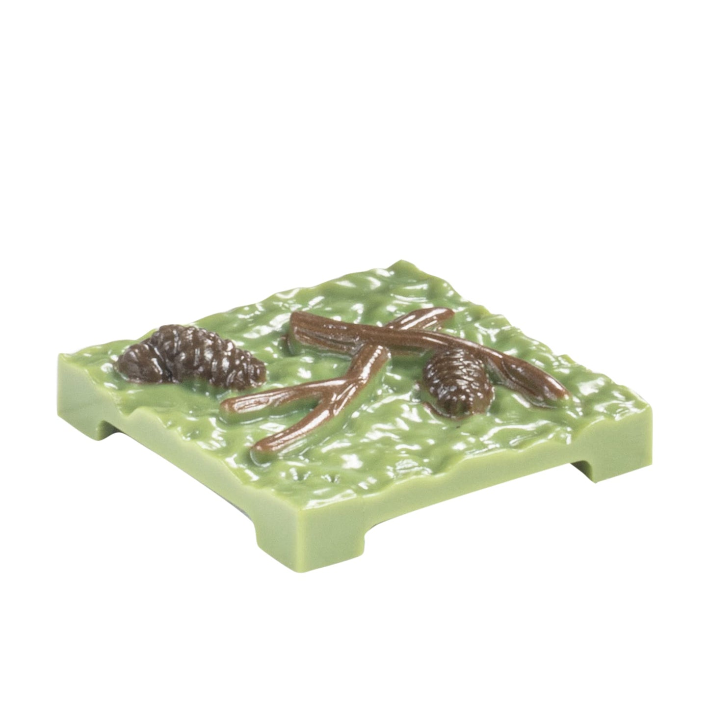 Monster Adventure Terrain 50pc Grass Pinecone Tile Pack - Hand-Painted 1" x1" Tile Set- Creates Amazing Tabletop Terrain in Minutes- Customize Your