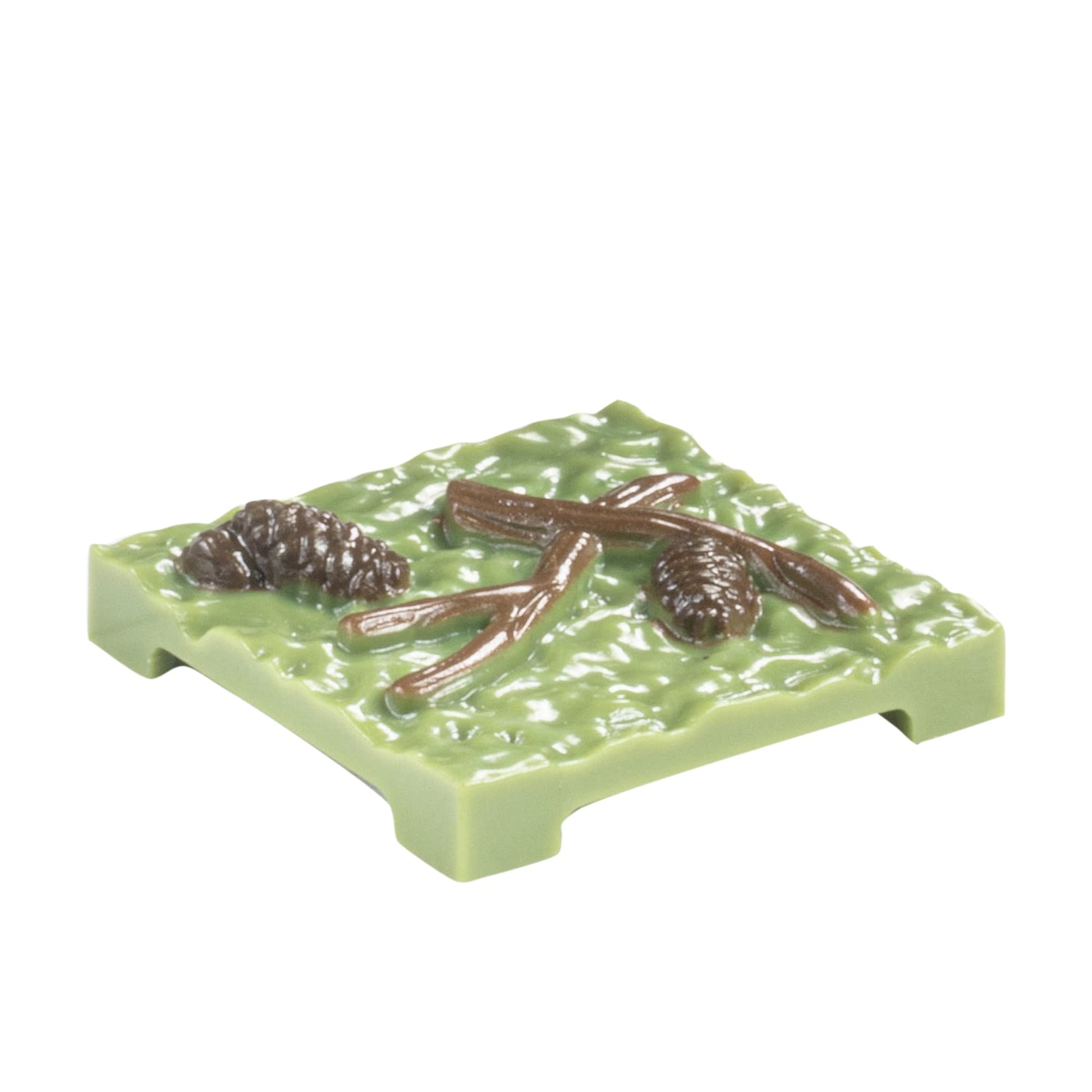 Monster Adventure Terrain 50pc Grass Pinecone Tile Pack - Hand-Painted 1" x1" Tile Set- Creates Amazing Tabletop Terrain in Minutes- Customize Your