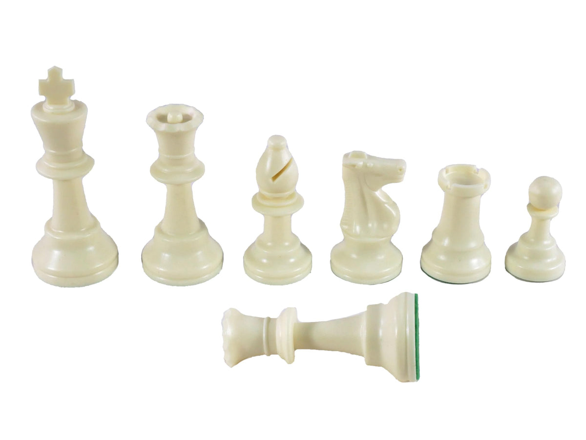 Triple Weighted Tournament Chess Pieces with 3.75 inch Queen