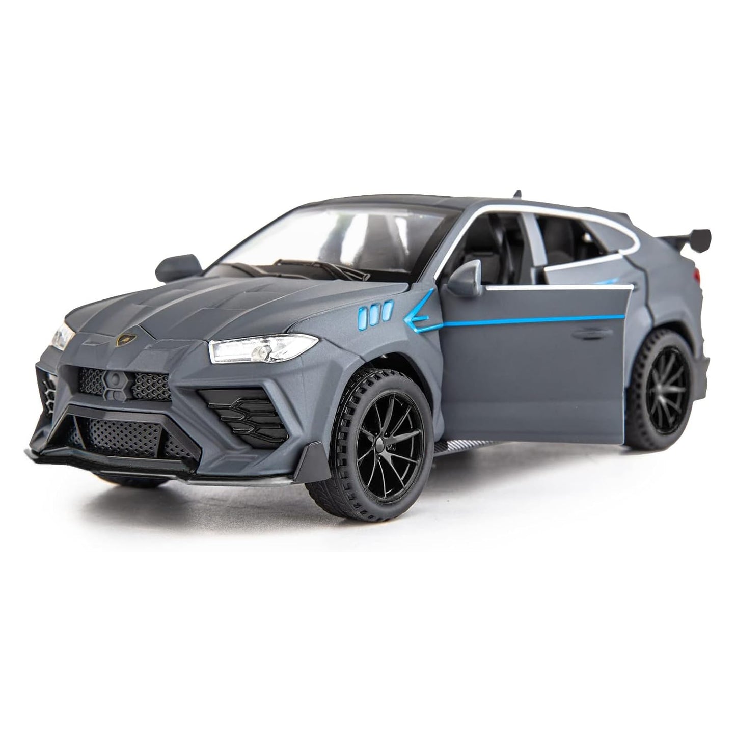 WAKAKAC Compatible for 1/32 Lambo Urus Model Car Diecast Collectible Pull Back Toy Car with Light and Sound Toy Vehicle for 3+ Year Old Kids Boys Gift