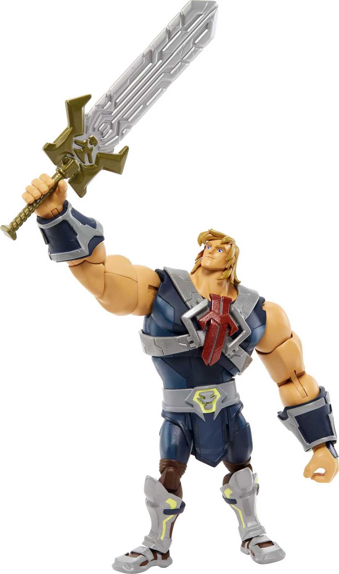 Masters of the Universe Masterverse Animated He-Man Action Figure with Accessories, 7-inch MOTU Collectible Gift