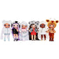 Na Na Na Surprise Cozy Series Leona White 7.5" Fashion Doll Snow Leopard-Inspired with Black Hair, 3-Piece Outfit and Fuzzy Clip-on Purse, Poseable