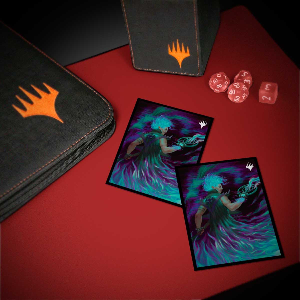 Ultra PRO - Aetherdrift Winter, Cursed Rider 100ct Deck Protector® Sleeves for Magic: The Gathering, Sports Cards, MTG, D&D Cards, Sized to Fit