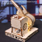 URFunModel 3D Wooden Puzzle for Adults, Mechanical Transmission Guitar Music Box Wooden Model Kit to Build, 150PCS DIY Assembly Steampunk Puzzle Craft