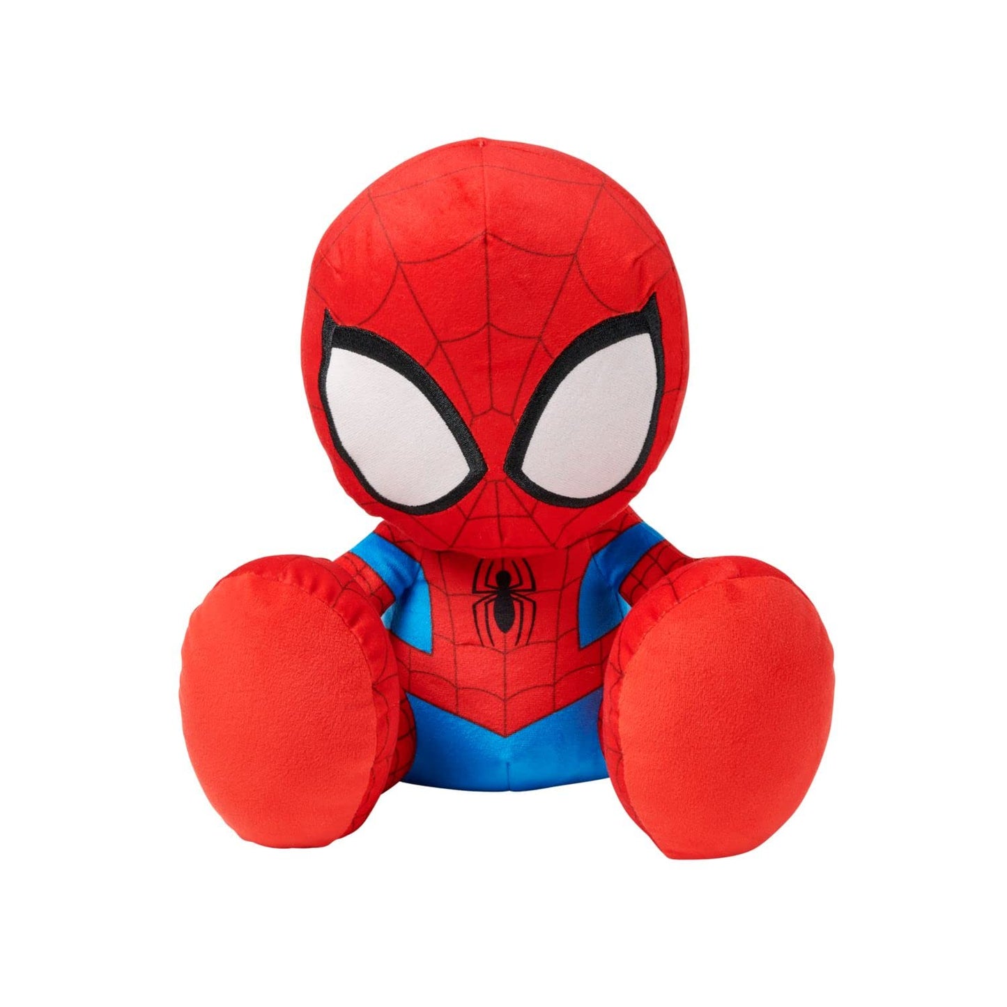 Disney Store Official Spider-Man Big Feet Plush - Spiderman Plush with Embroidered Features, Print Costume Details, Soft Fill, Oversized Feet - Marvel