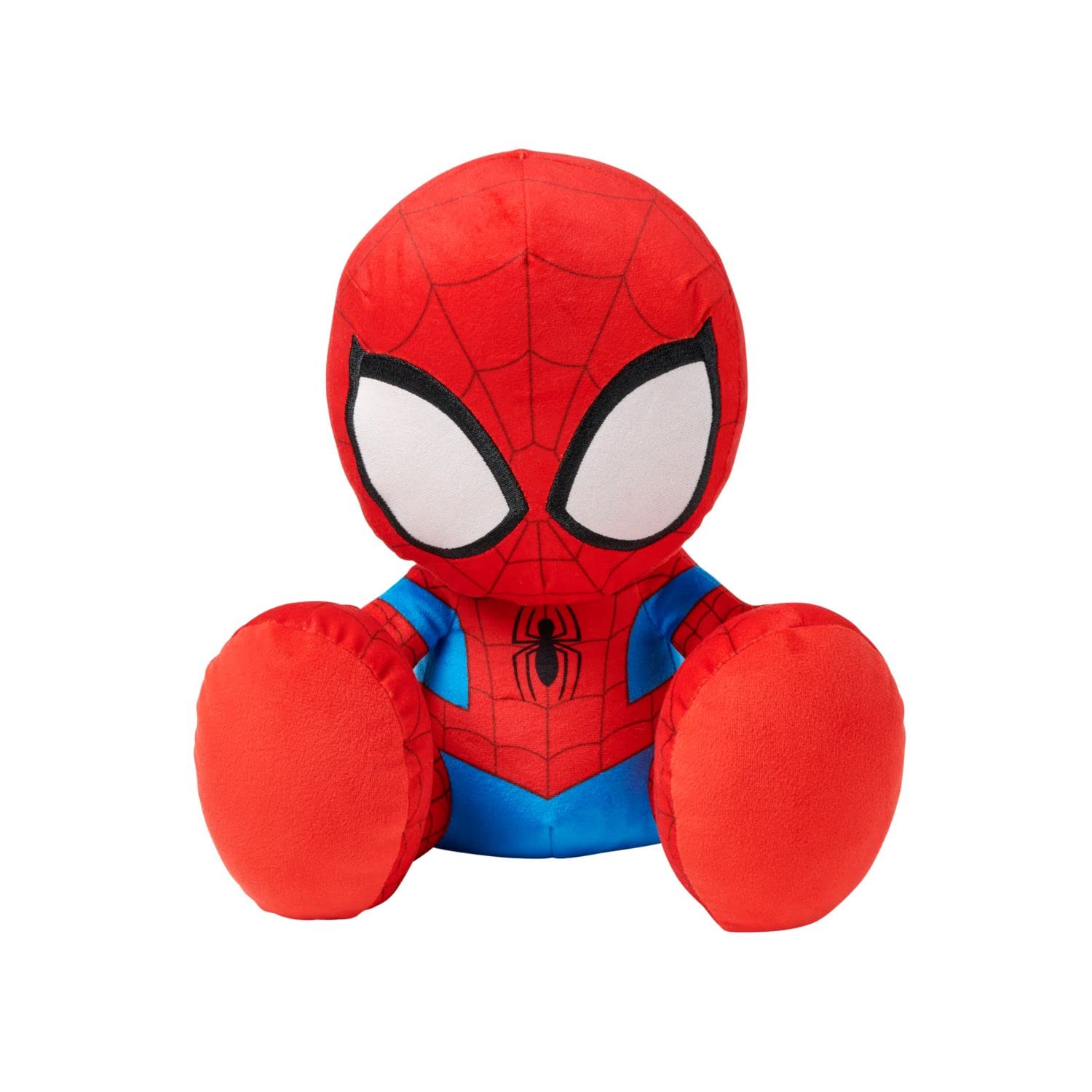 Disney Store Official Spider-Man Big Feet Plush - Spiderman Plush with Embroidered Features, Print Costume Details, Soft Fill, Oversized Feet - Marvel