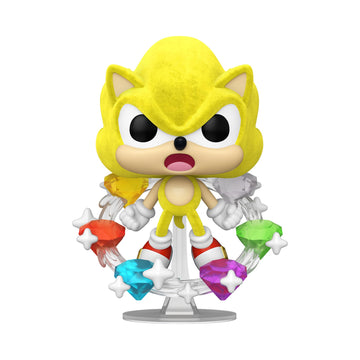 Funko Pop Plus: Sonic - Super Sonic with Emeralds - Sonic The Hedgehog - Amazon Exclusive - Collectable Vinyl Figure - Gift Idea - Official Products