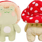 Enivtfz Frog Plush Toys, 10" Cute Frog with Red Mushroom Hat Stuffed Animals, Kawaii Plushies Gift for Kids Girls Adults Valentines Birthdays