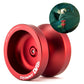 YoyoFactory DV888 Metal Yo-Yo - Red (beginner friendly yoyo, spare string and tips included)
