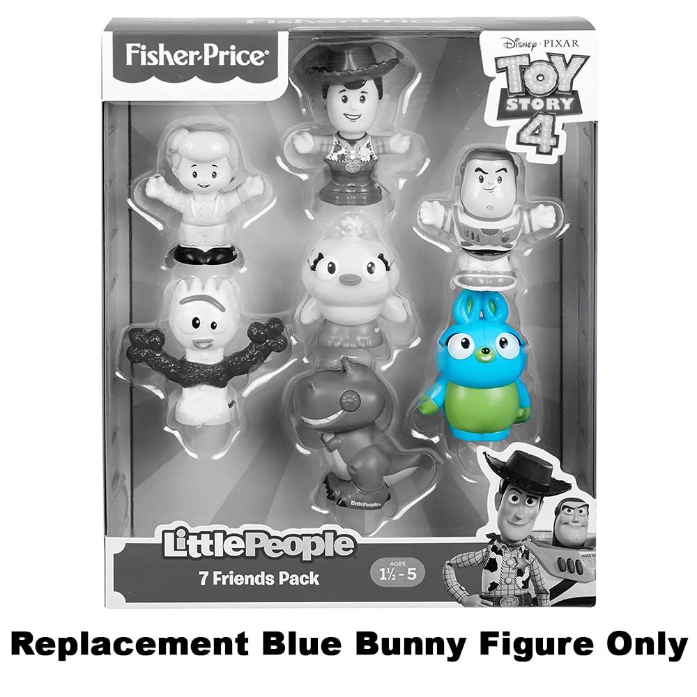 Fisher-Price Replacement Part Little People Playset GFD12 - Replacement Blue Bunny Figure