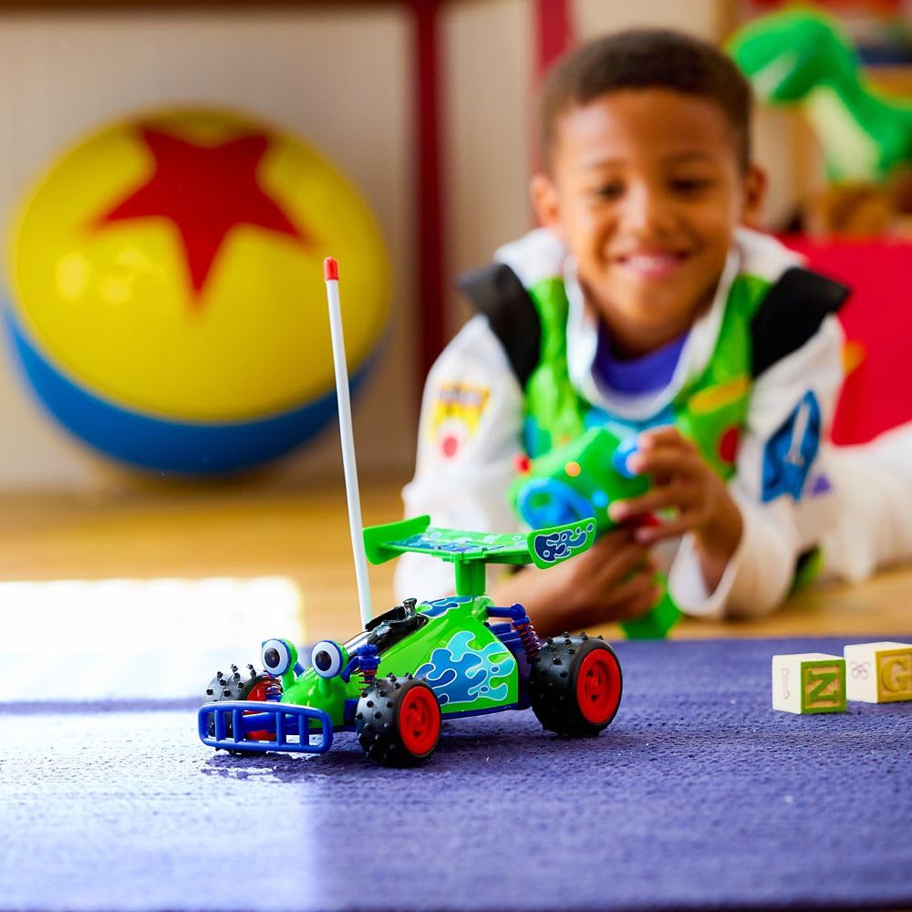 Disney Store Official RC Car - Toy Story - Kids Remote Control Car with Steering Wheel Controller - Inspired by Andy's Toy Car - Perfect for Your Own