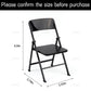 AUEAR, 12" Plastic Foldable Chairs Decoration Black 1/6 Scale