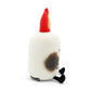 Punchkins “Not a Happy Camper” Marshmallow Campfire Plush - Funny Punny Stuffed Toy, Soft Weighted Novelty Gift Plushie for Teens & Adults