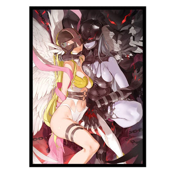 50ct (Angewomon) Holographic Standard Size Cards for MTG/TCG/PTCG Art Anime Printing Card Sleeves Protectors 66x91mm (B02