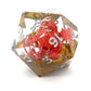 Sirius Dice D&D Themberchaud Oversized D20 - 55mm Clear Resin Die