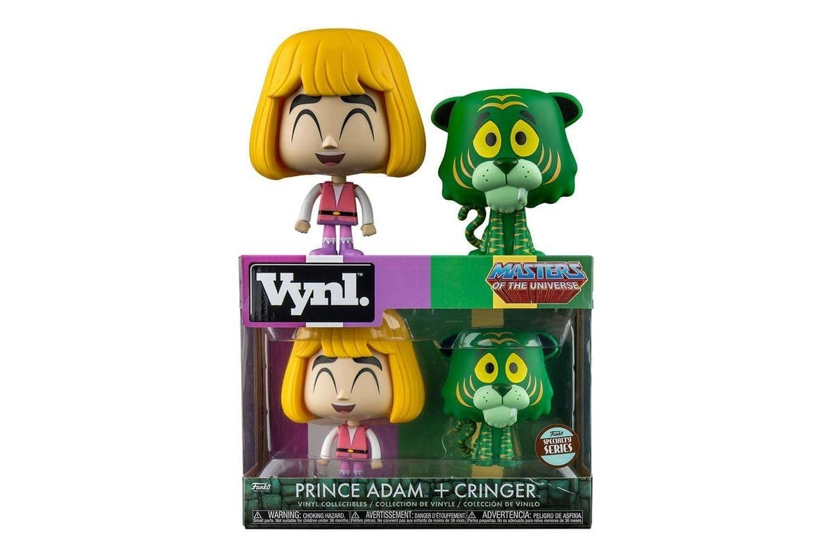 Funko Vynl Masters of The Universe Prince Adam and Cringer