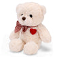 Riuhot Small Teddy Bear with Heart Cute Brown Teddy Bear Stuffed Animal Soft Stuffed Bear Plush Bear Plushie Toys Gifts for Girlfriend Boyfriend Kid