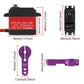 DWEII 2PACK 20KG RC Servo High Torque Servo Motors,Waterproof Metal Gear Steering Servo for 1/8 1/10 RC Car Robot DIY, Digital Servo with 25T Servo